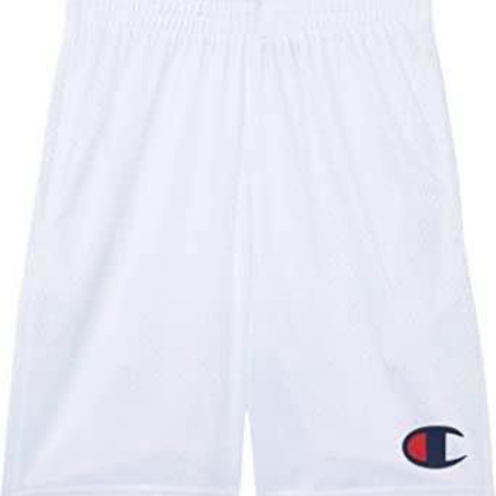 BRAND NEW boy youth champion white basketball shorts size XL (NO TAG)